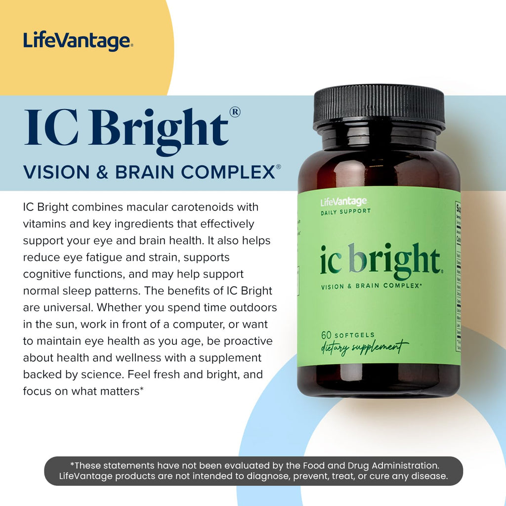 LifeVantage IC Bright Eye and Brain Health Supplement - 60 Softgels - image 4