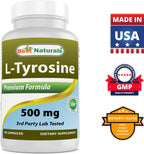Best Naturals L-Tyrosine 500 mg 90 Capsules