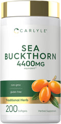 Carlyle Sea Buckthorn Oil Capsules - 200 Softgels