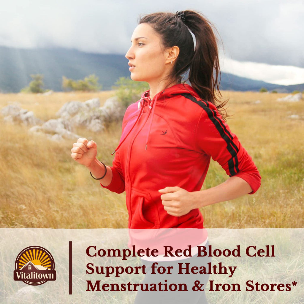 Vitalitown Iron Complex Blood Building Formula - 60 Vegan Capsules - image 4