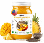 Halevit Sea Moss Gel with Ground Chia Seeds, Sea Moss Gel Organic Raw