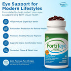 Fortifeye Focus Eye Care Supplement - 90 Softgels - image 2