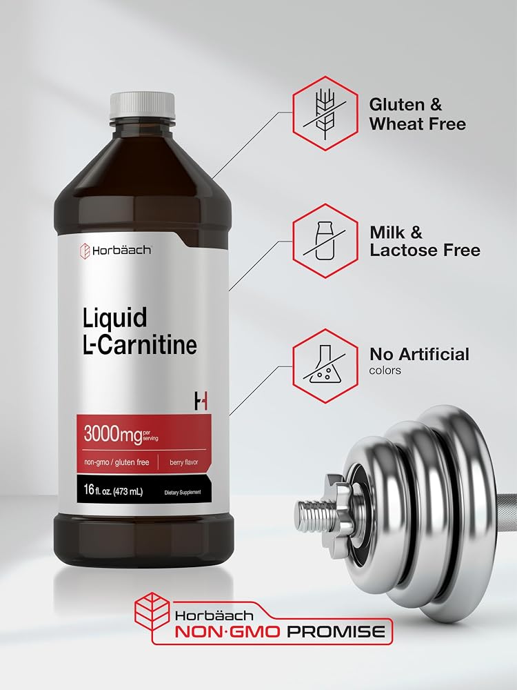 Horbäach L-Carnitine Liquid 3000 mg - 16 Fl Oz - image 5