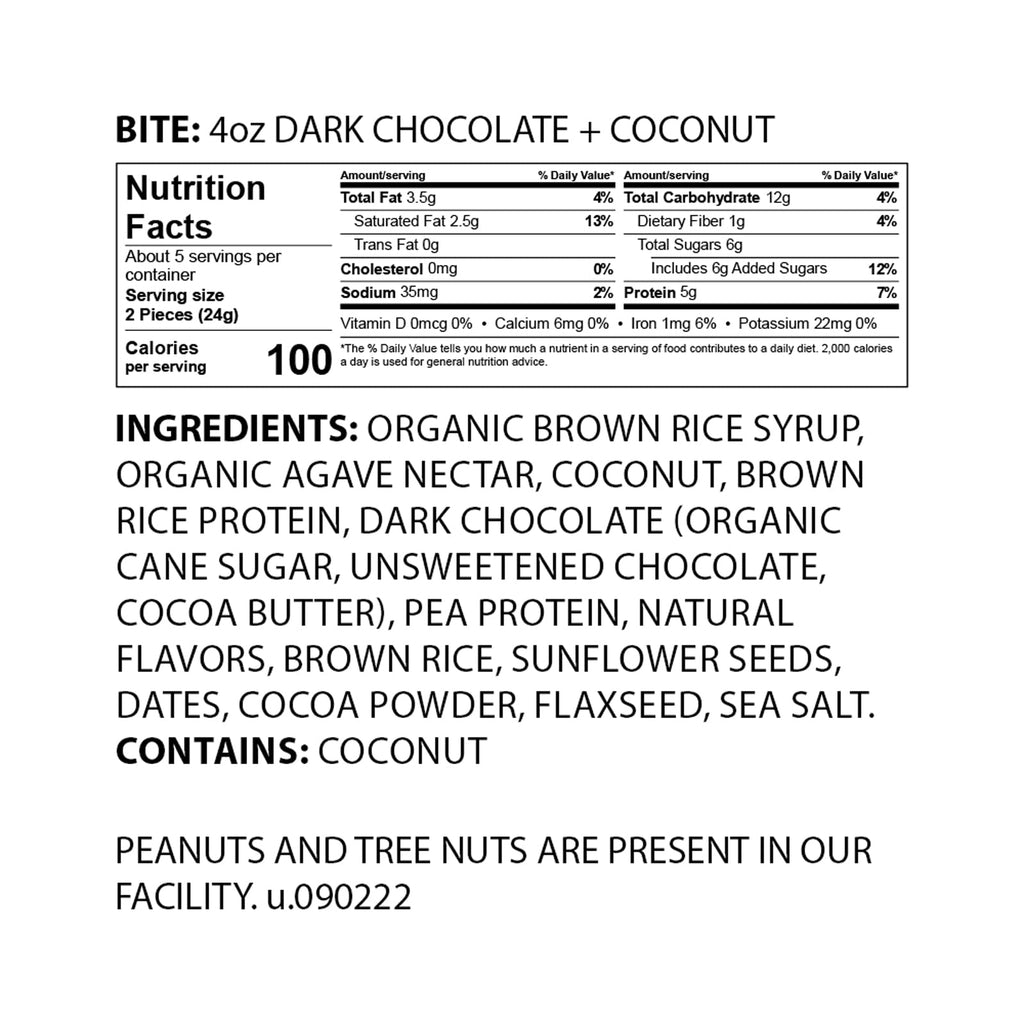 The GFB Protein Bites Dark Chocolate Coconut - 4 oz - image 5