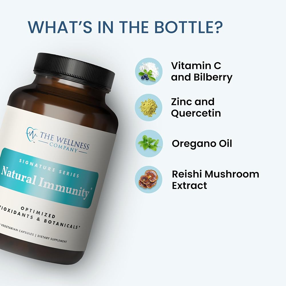 The Wellness Company Natural Immunity Immune Defense - 120 Capsules - image 4