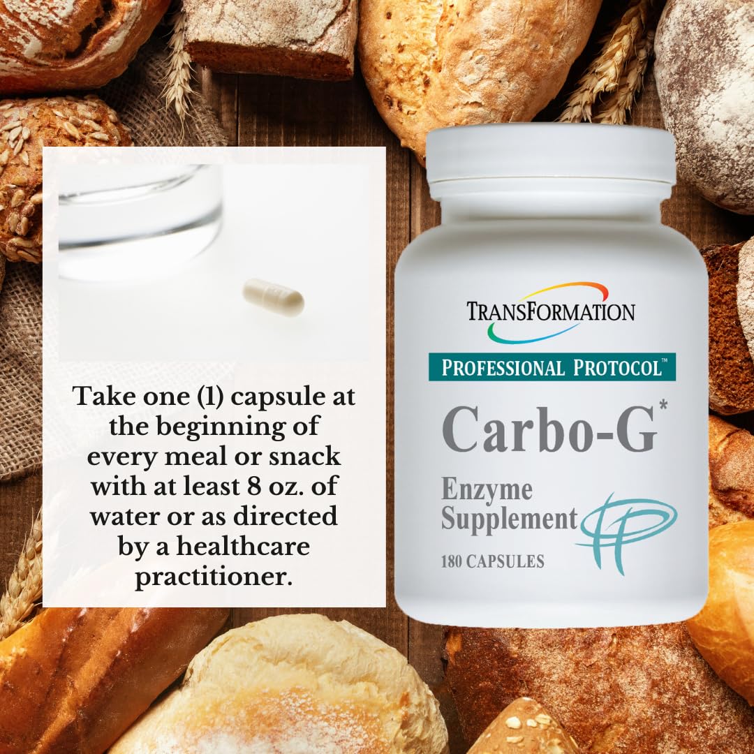 TRANSFORMATION Carbo-G Enzyme Blend with Probiotics - 180 Capsules - image 3