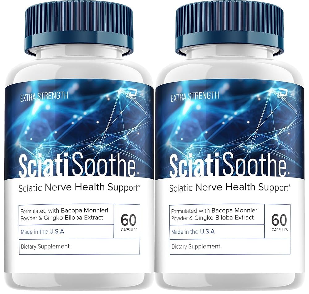 Indelo SciatiSoothe Brain Supplement Memory Formula - 120 Capsules