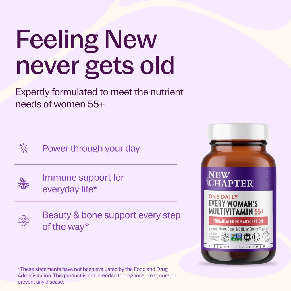 New Chapter Multivitamin for Women 50 Plus