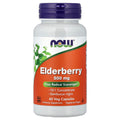 NOW Foods Elderberry Extract 500mg - 60 Vegetarian Capsules