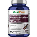 NusaPure Mucuna Pruriens 450mg - 150 Vegetarian Capsules