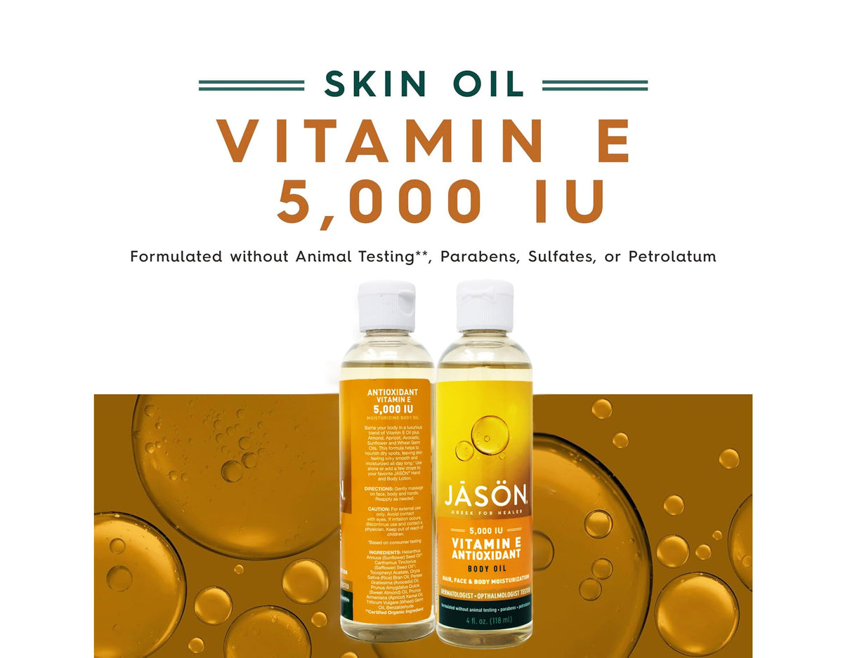 JASON Pure Beauty Oil Vitamin E 5,000 IU - 8 fl oz - image 4