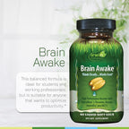 Irwin Naturals Brain Awake Focus & Concentration Supplement - 60 Softgels - image 5