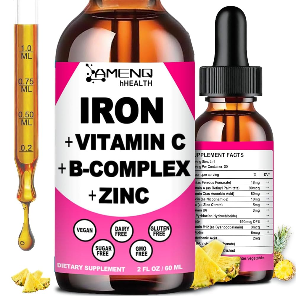 AMENQ hHEALTH Iron Supplement Liquid Drops