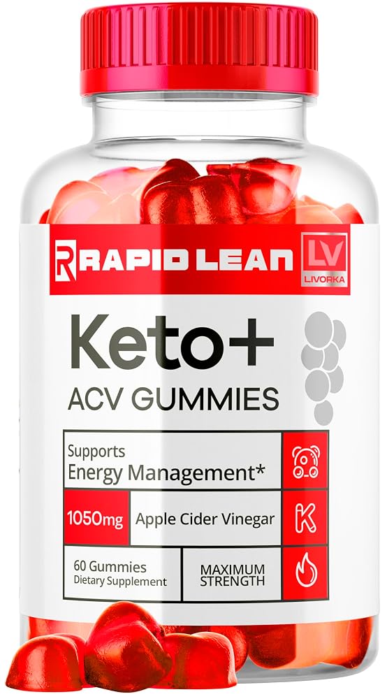 LIVORKA Rapid Lean Keto ACV Gummies Weight Loss Support - 60 Gummies