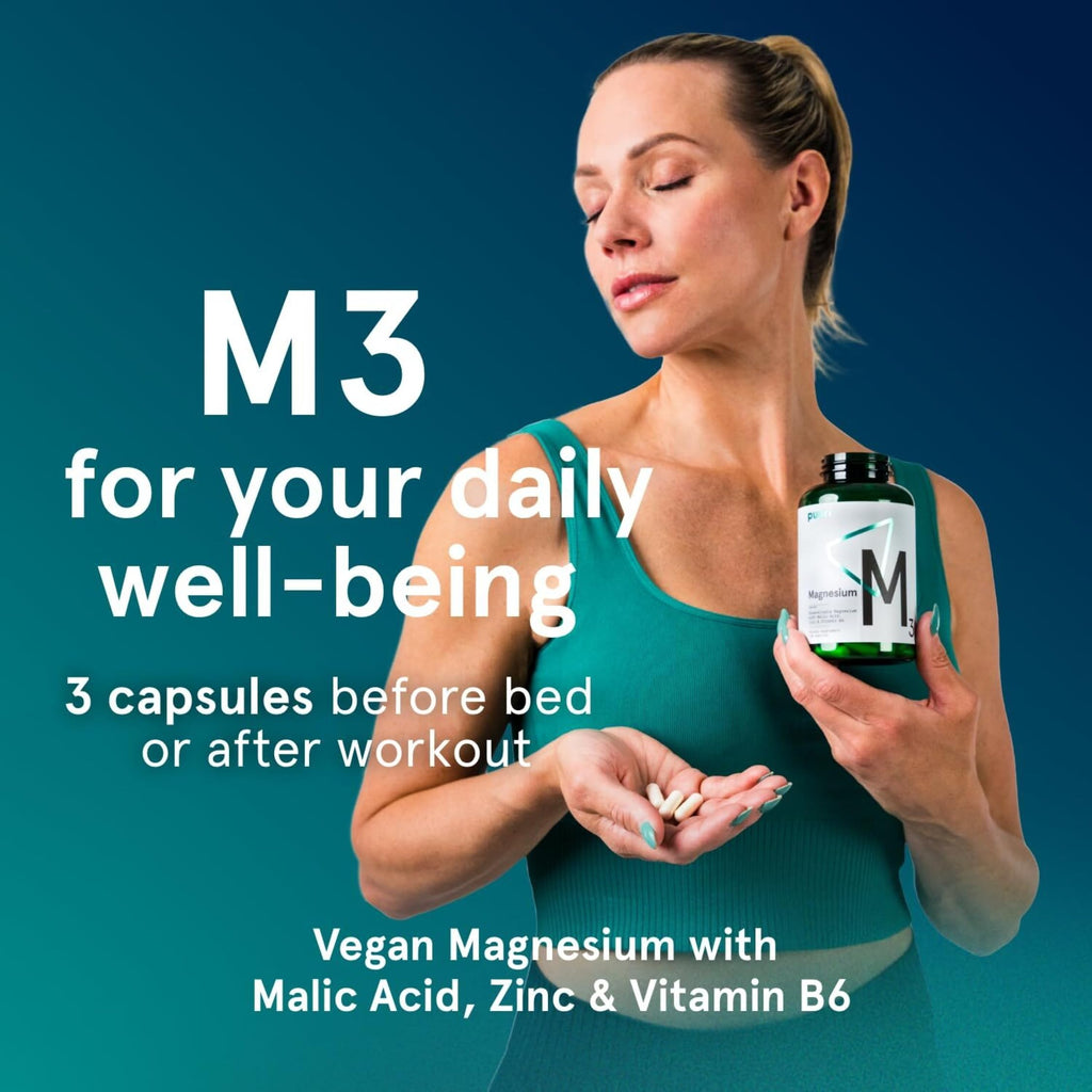 Puori M3 Magnesium Complex Supplement - 120 Vegan Capsules - image 6