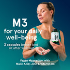 Puori M3 Magnesium Complex Supplement - 120 Vegan Capsules - image 6
