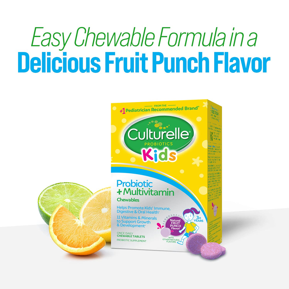 Culturelle Kids Probiotic + Complete Multivitamin Chewables - 30 Count - image 5