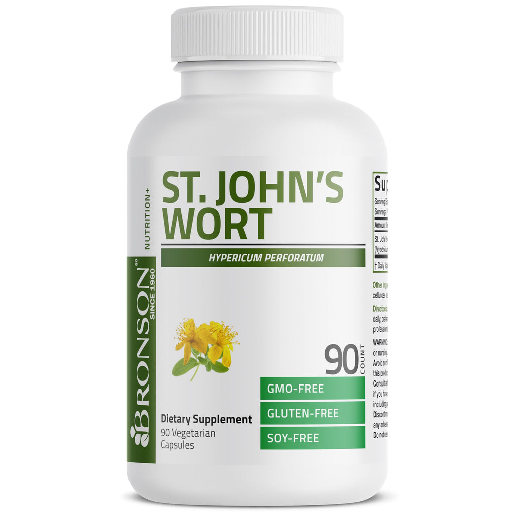 Bronson St. John's Wort 700 MG per Serving Hypericum Perforatum