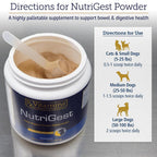Rx Vitamins NutriGest Probiotic Powder for Cats & Dogs - 4.65oz - image 6