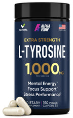 Alpha Flow L-Tyrosine Capsules - 150 Capsules