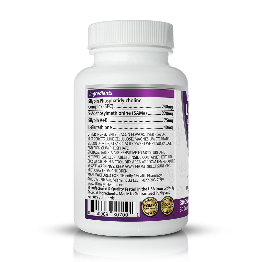 LiverTrio+ Comprehensive Liver Support for Large Dogs - 30 Tablets - image 3