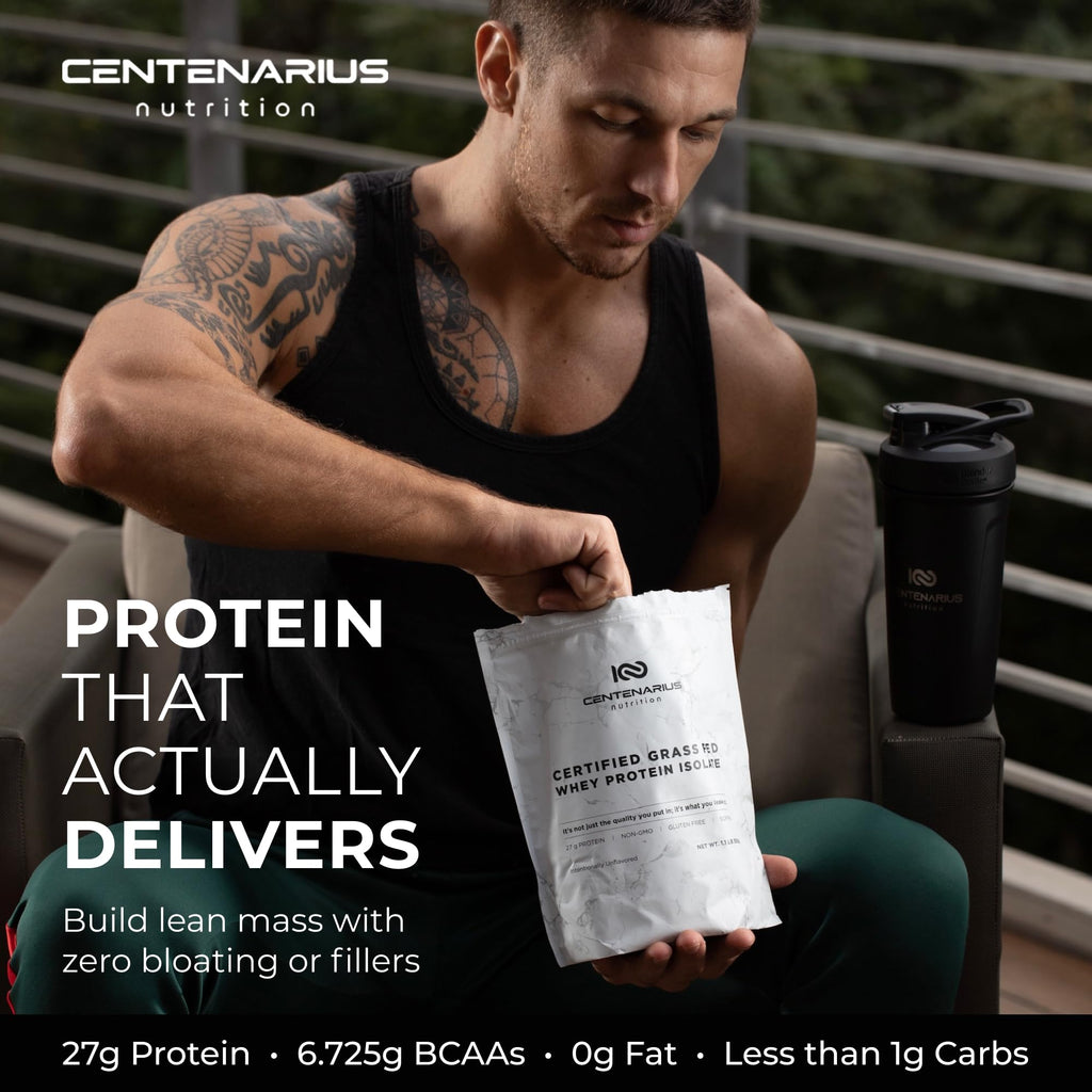 Centenarius Irish Grass-Fed Whey Protein Isolate - 500g - image 8