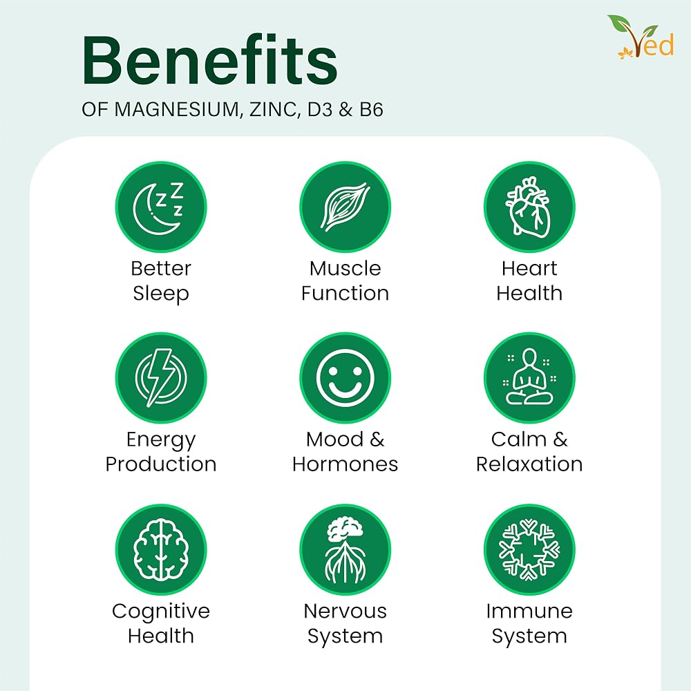 Ved Magnesium 3-in-1 Complex 384 mg - 90 Vegan Capsules - image 4