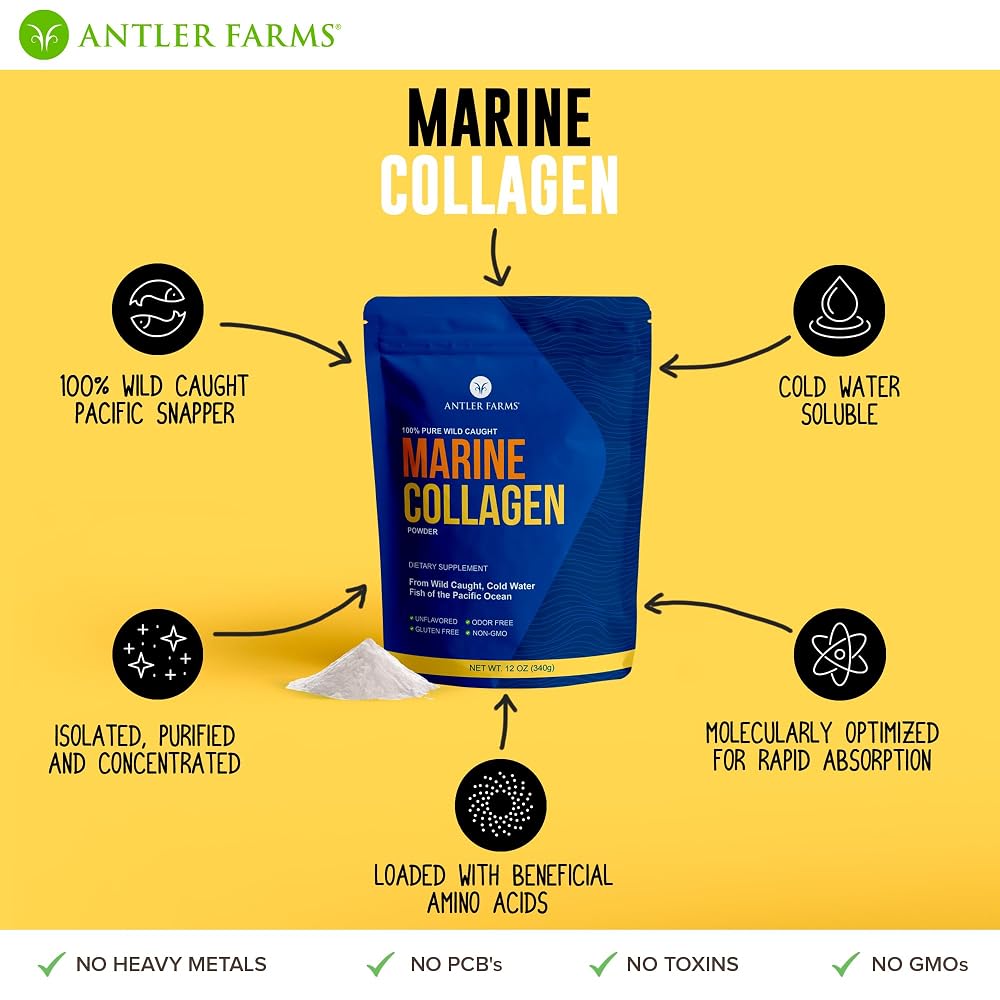 Antler Farms Marine Collagen Powder - 12 oz - image 6