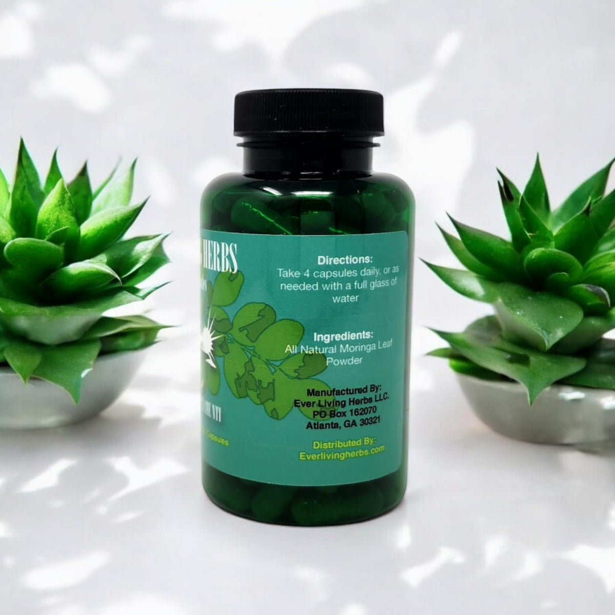 Ever Living Herbs Moringa Leaf - 110 Vegetarian Capsules - image 4
