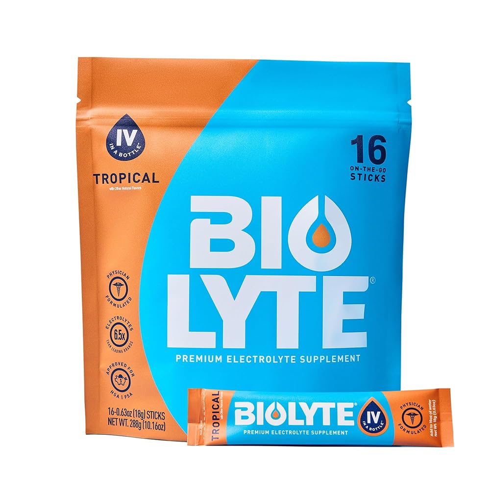 BIOLYTE Electrolyte Powder Packets - 16-Pack