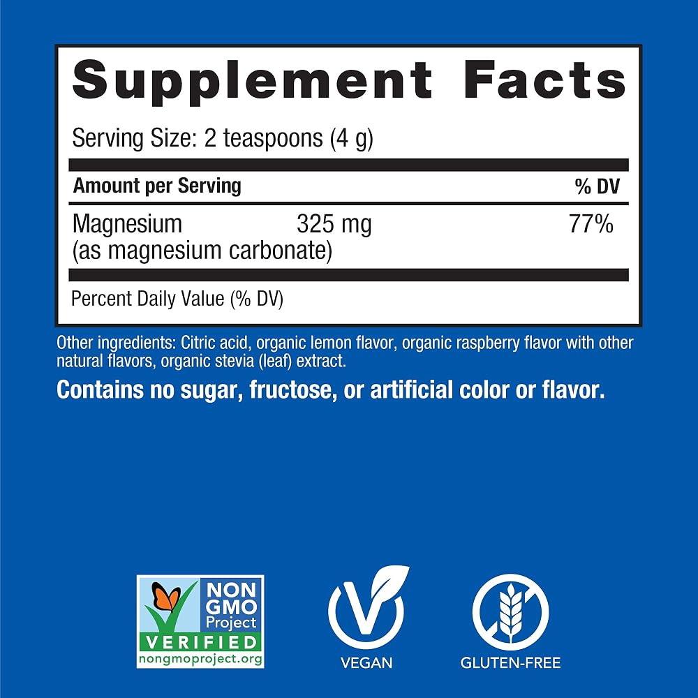 Natural Vitality Calm Magnesium Powder Stress Relief - 20 oz - image 2