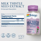 SOLARAY Milk Thistle Phytosome with Artichoke & Dandelion - image 2
