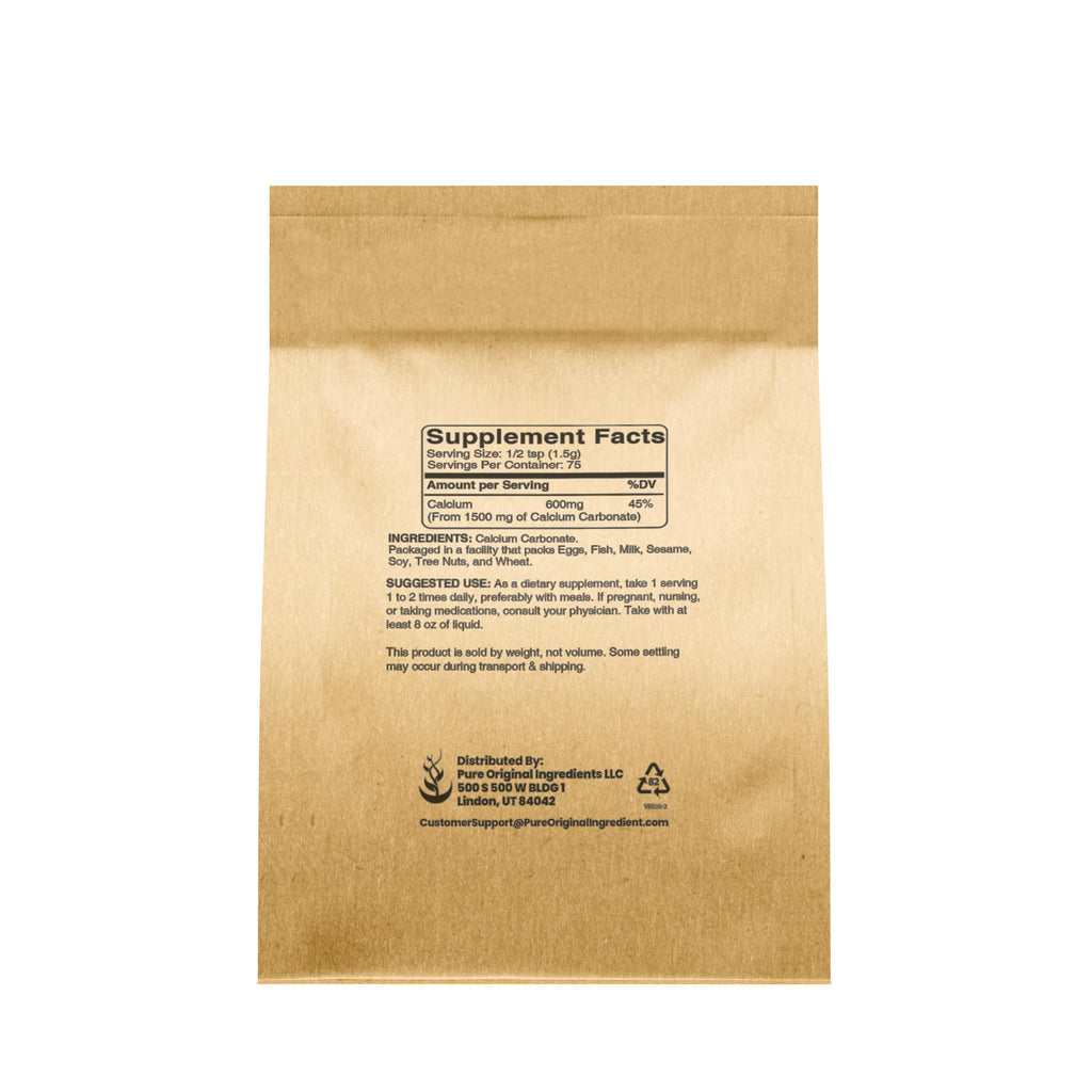 Pure Original Ingredients, Calcium Carbonate