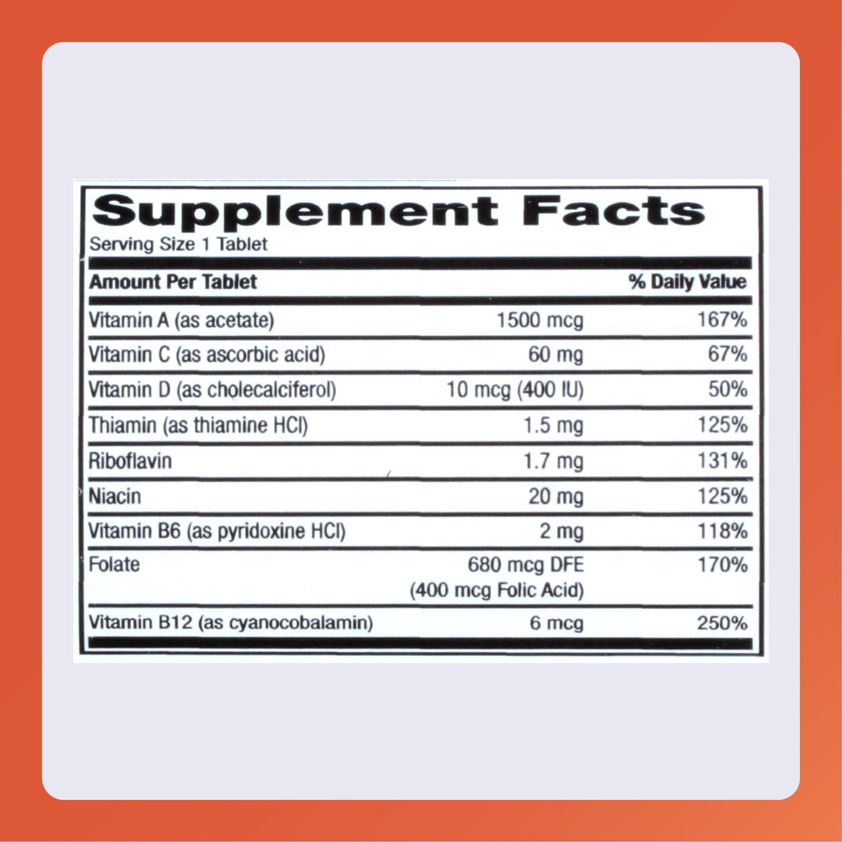 Rugby Daily-Vite Multivitamin for Adults - 200 Tablets - image 6