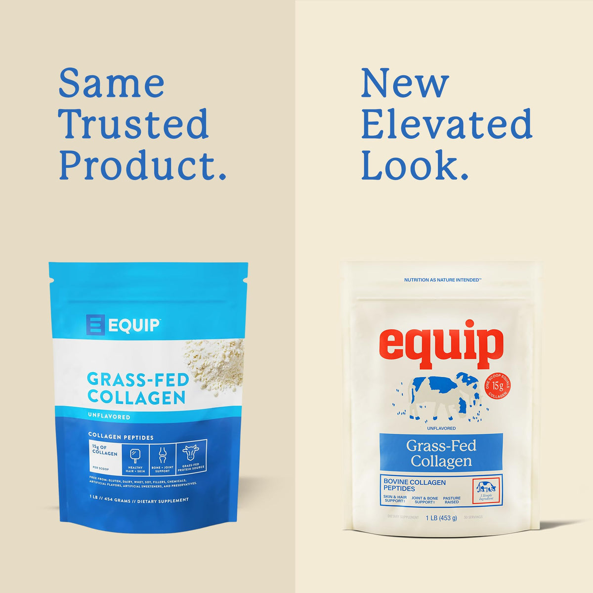 Equip Grass Fed Collagen Powder - 30 Servings - image 2