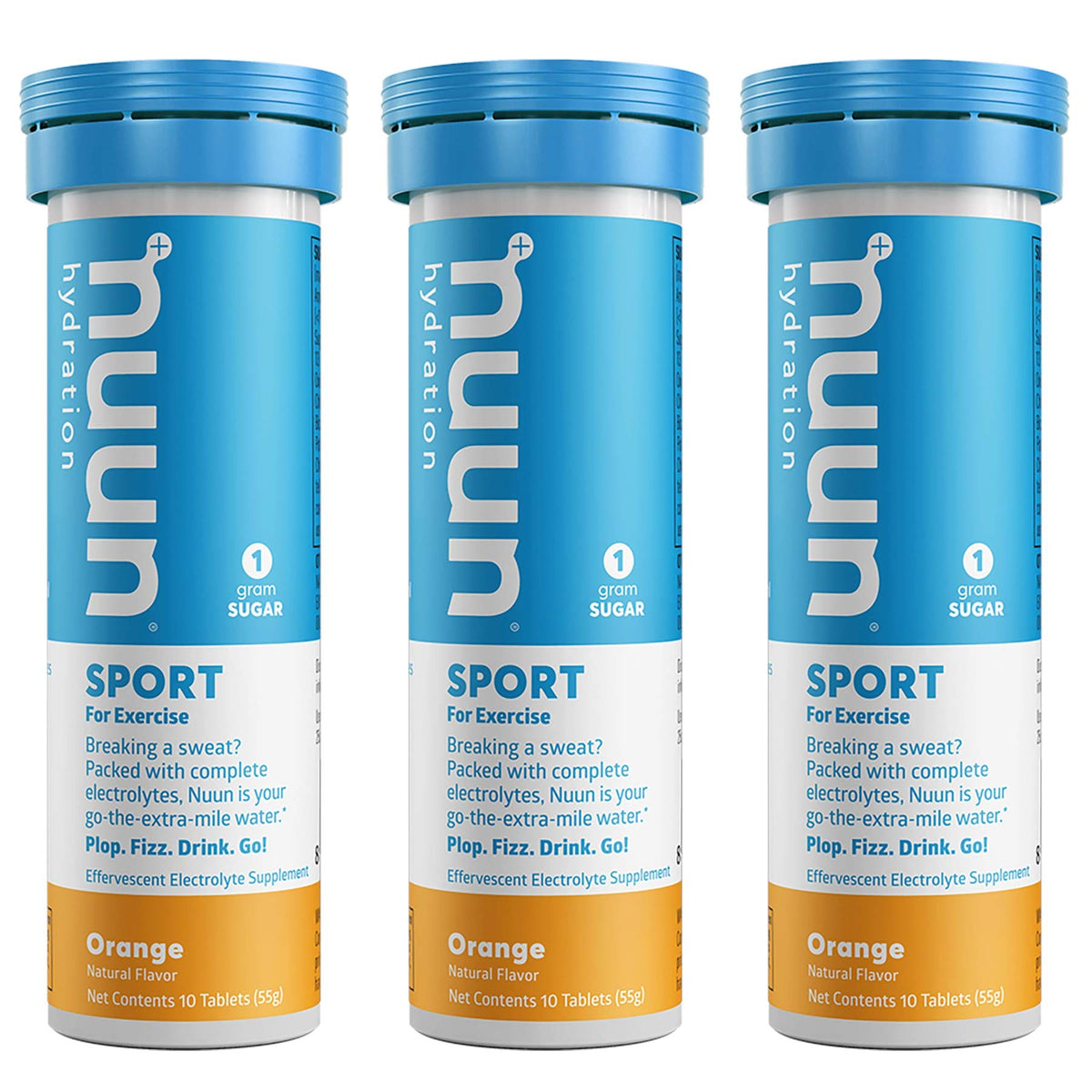 Nuun Sport Orange Electrolyte Drink Tablets