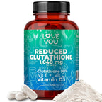 Love You Reduced Glutathione 1040 mg with Vitamins C, E & D3