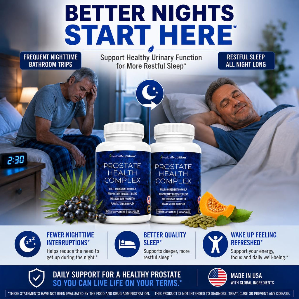 Herbal Nutrition Prostate Health Support with Beta Sterols - 120 Capsules - image 5