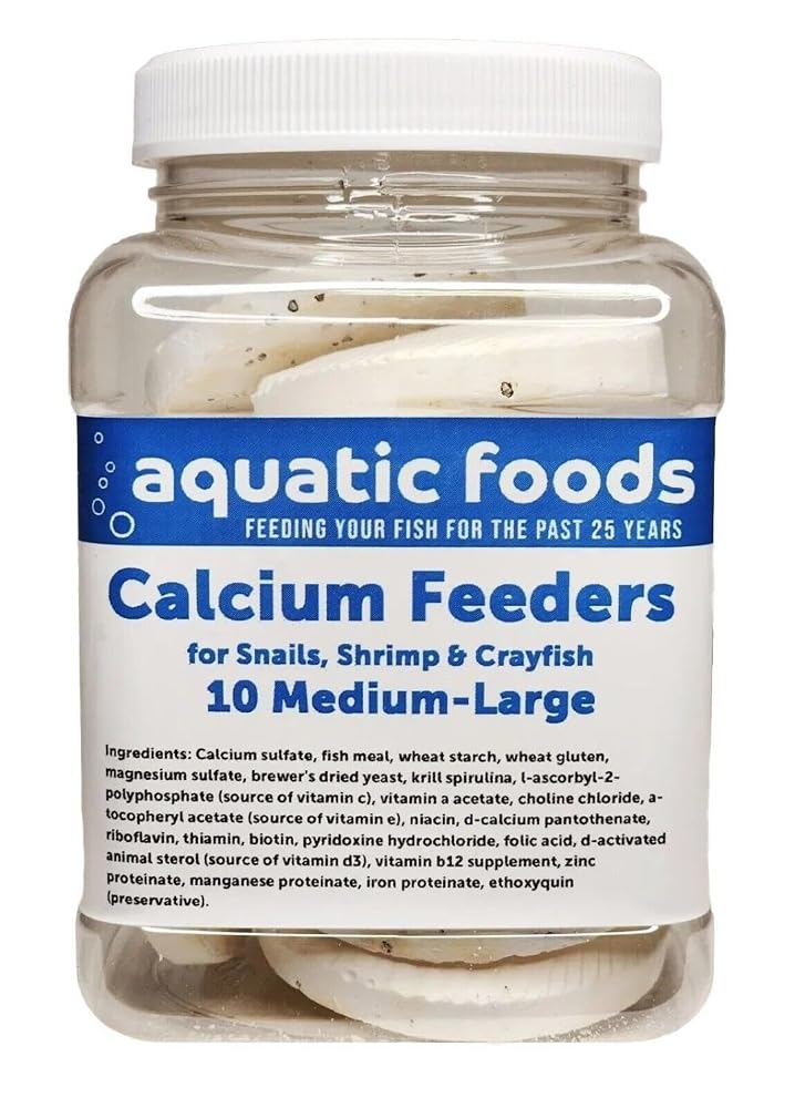 Aquatic Foods Inc. Calcium Feeder Medium-Large Shells - 10 Count