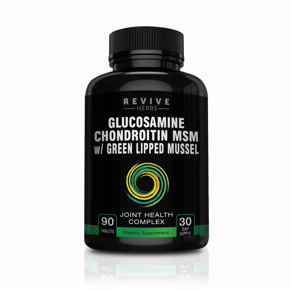 Revive Herbs Glucosamine Chondroitin MSM Joint Support - 90 Tablets