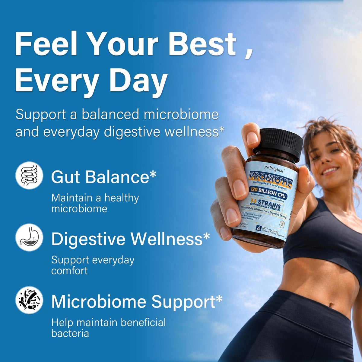 Proriginal PLUS+ Probiotic 120 Billion CFU 36 Strains - 30 Capsules - image 3