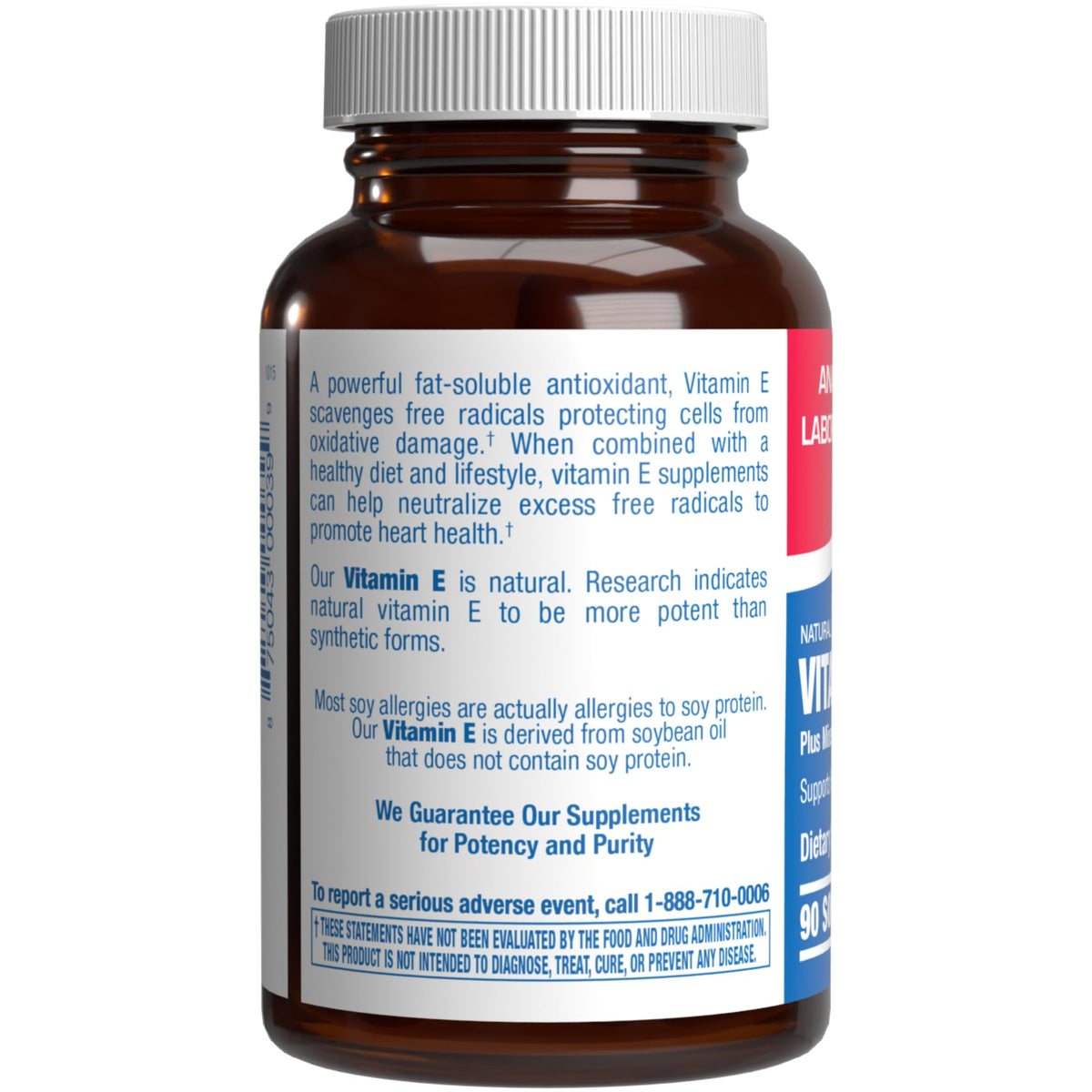Anabolic Laboratories Vitamin E 400 IU Softgels - 90 Softgels - image 3