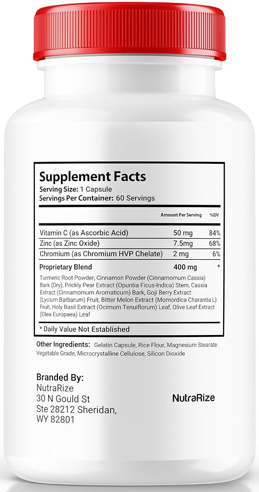 NutraRize Glyconorm Capsules Blood Support Formula - 60 Capsules - image 2