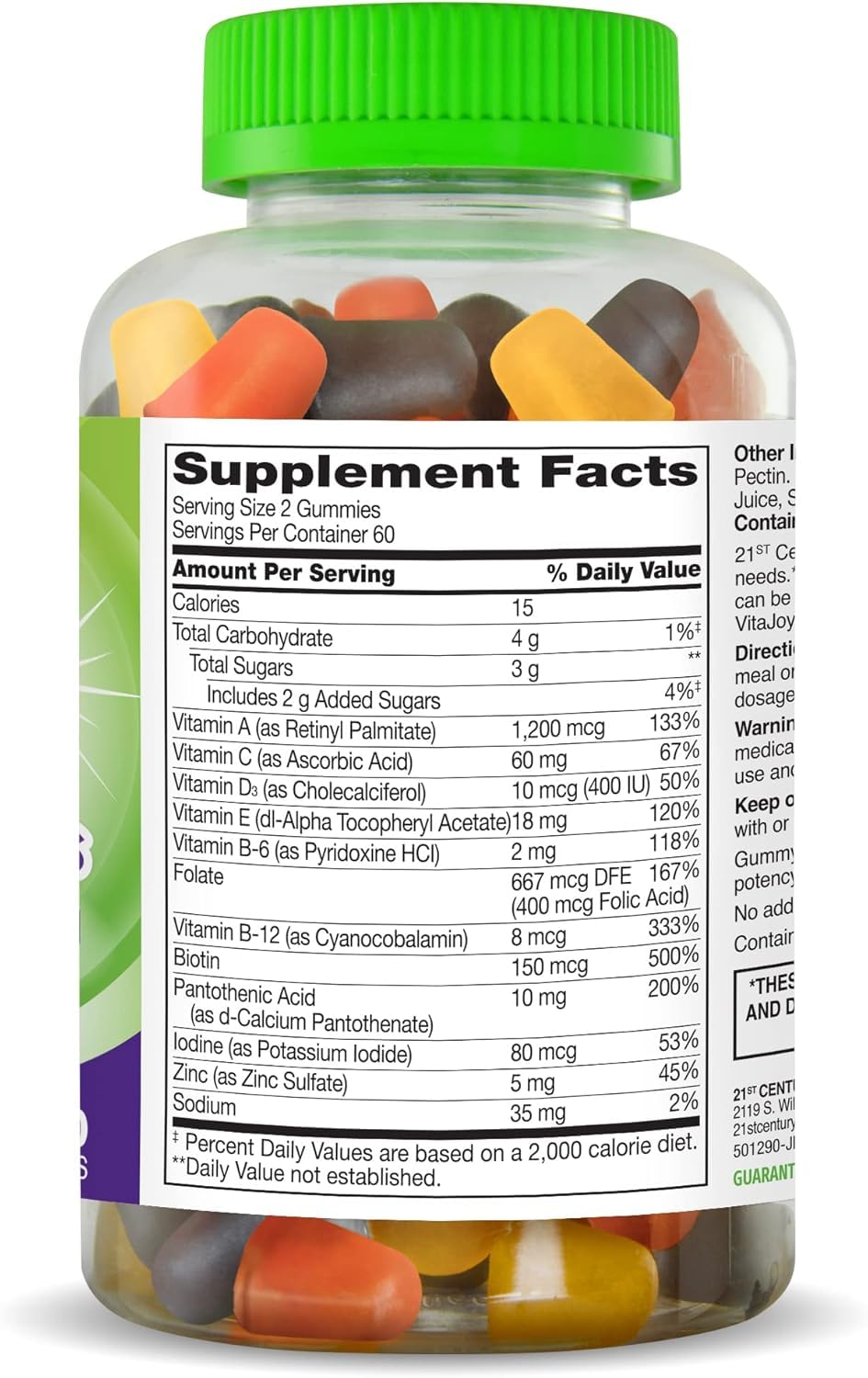 21st Century Vitajoy Multi Gummies Plus Extra C