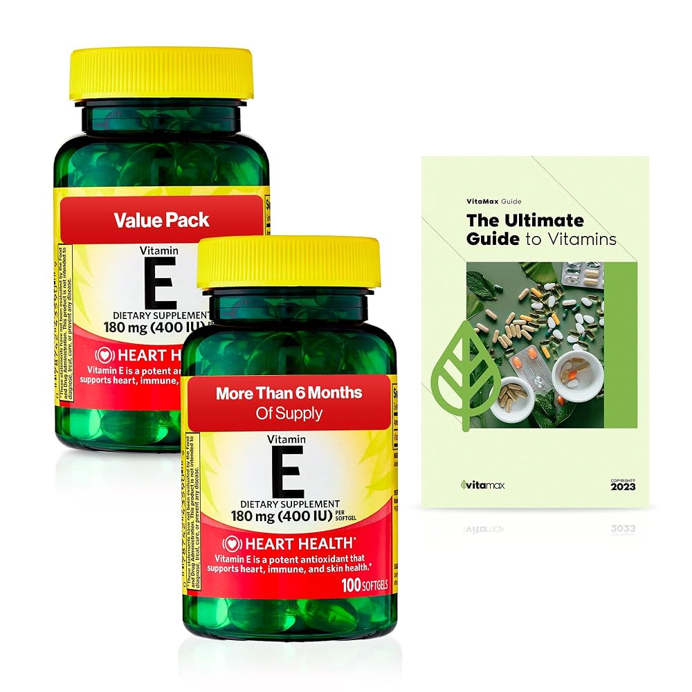 Generic Spring Valley Vitamin E 400 IU Heart Health - 200 Softgels