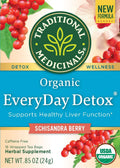 Traditional Medicinals Everyday Detox Herbal Tea - 96 Bags