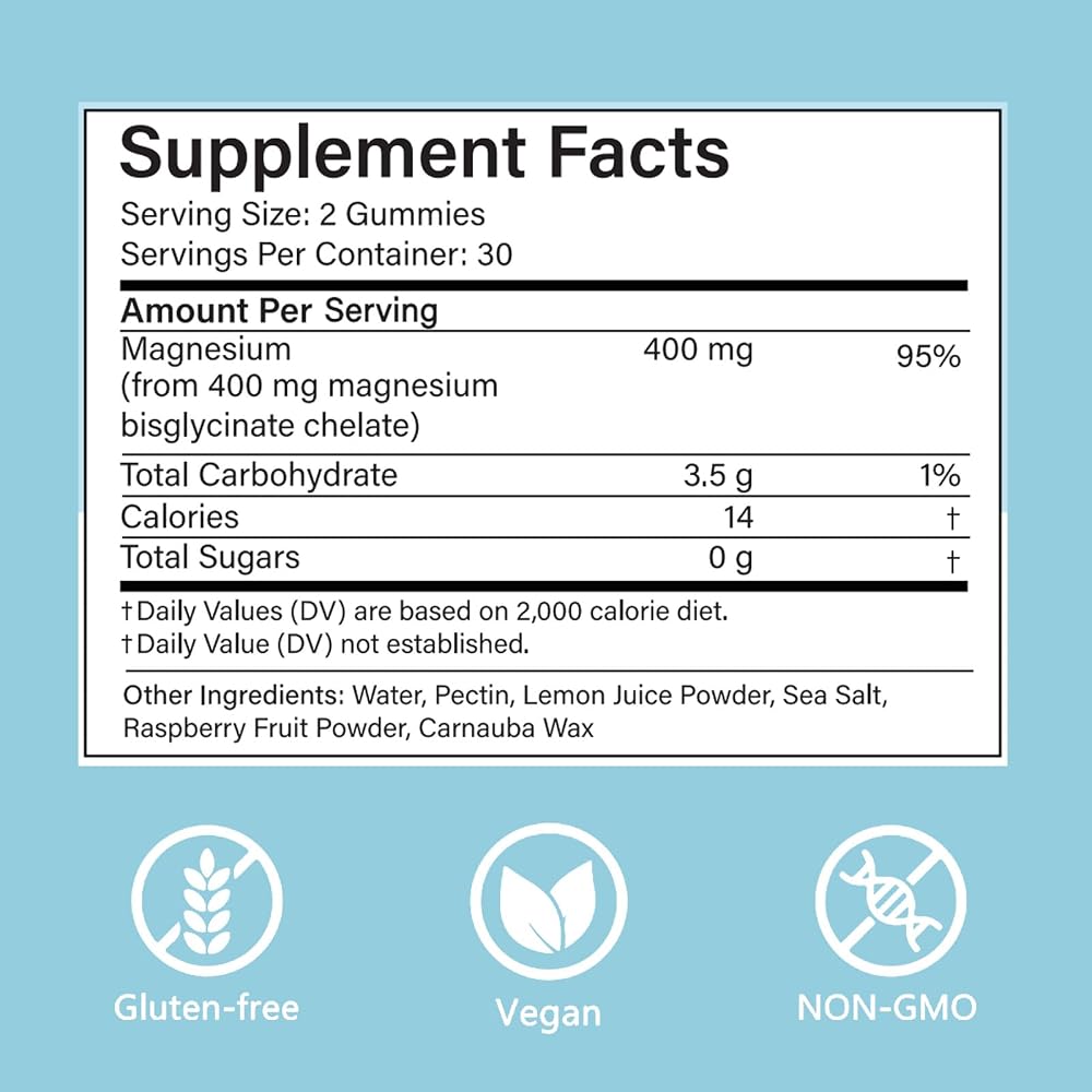 MAYLOR Magnesium Bisglycinate Gummies - 60 Gummies - image 2
