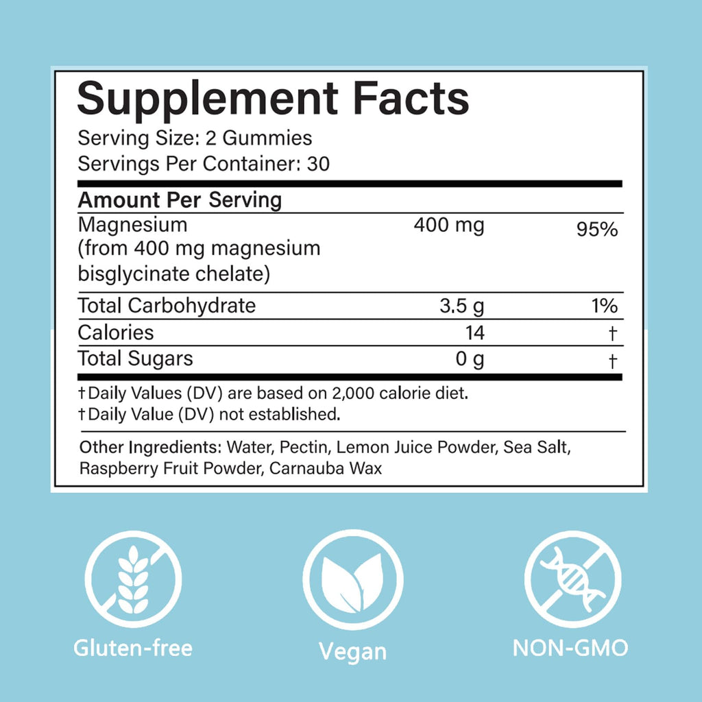 MAYLOR Magnesium Bisglycinate Gummies - 60 Gummies - image 2