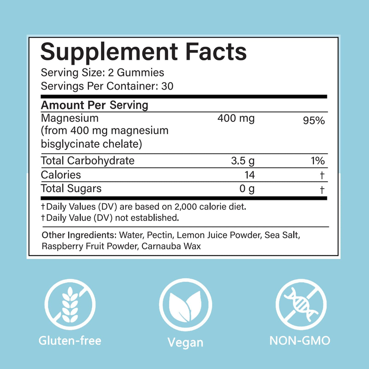 MAYLOR Magnesium Bisglycinate Gummies - 60 Gummies - image 2