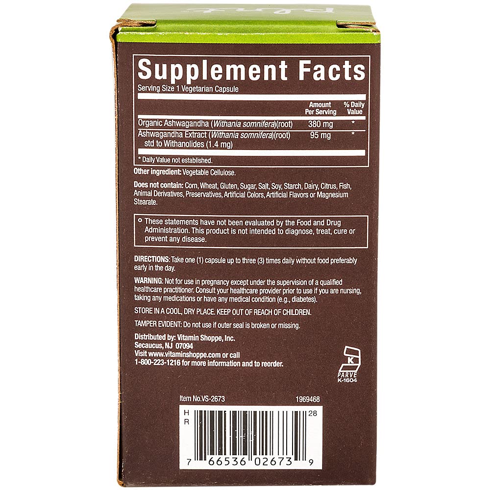 Tnaasmais plnt Ashwagandha 380mg - 90 Vegetarian Capsules - image 3